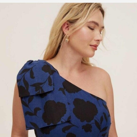 Kate Spade One-Shoulder Jumpsuit - Size 17 (XL) NEW WITH TAGS - Picture 2 of 16